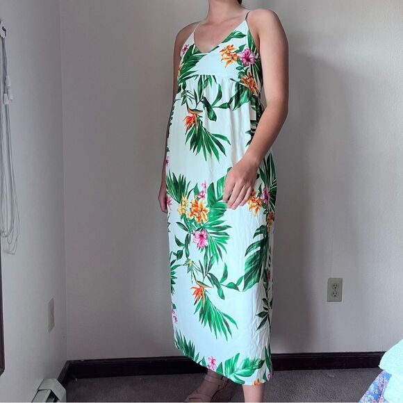 Gibson x Hi Sugarplum! Palm Springs Tropical Festival Maxi Dress Size S - Picture 2 of 12